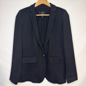 J. Crew 365 Women's Single Breasted Black Blazer Suit Jacket Size 4 Layering
